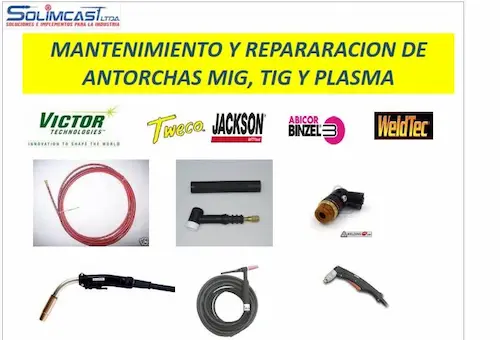 Mantenimiento y reparación de antorchas